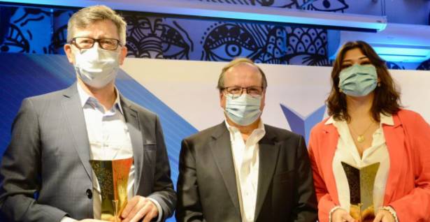 Sérgio Lüdtke, Francisco Mesquita Neto e Flávia Faria