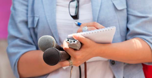 Protesto realizado por jornalistas em frente à Editora Globo no último dia 9